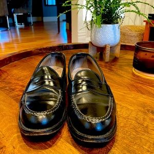 Alden black cordovan loafers size 7.5 US. Lightly worn and well cared for.